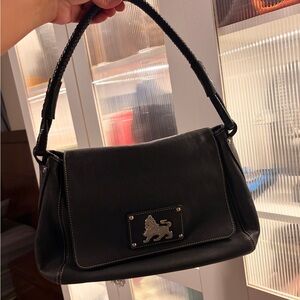 MCM Black Leather Handbag
